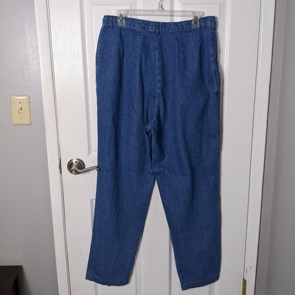 Vintage Riveted by Lee Classic Cotton Medium Wash High Rise Mom Jeans Size 16M - Picture 3 of 5